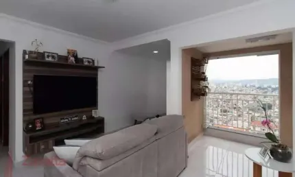 Apartamento à venda em São Paulo-SP na Vila Medeiros: 2 quartos, 1 suíte, 2 salas, 2 banheiros, 1 vaga, 59m²