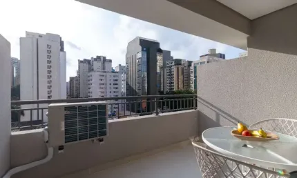 Apartamento com 1 quarto à venda na Avenida Jamaris, 407, Moema, São Paulo, 29 m2 por R$ 649.000