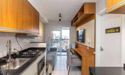 Apartamento com 1 quarto à venda na Rua Doutor Clemente Jobim, 65, Jardim da Glória, São Paulo, 28 m2 por R$ 310.000