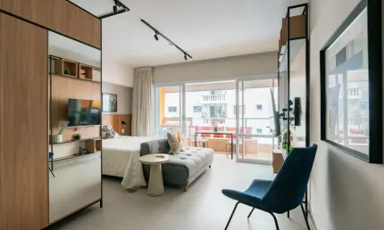 Apartamento com 1 quarto à venda na rua vieira de morais, 1936, campo belo, são paulo, 45 m2 por r$ 675.000
