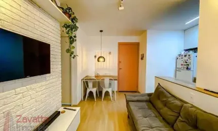 Apartamento à venda no Brás, São Paulo-SP: 2 quartos, 2 salas, 1 banheiro, 45m² de área! Chegou a sua oportunidade!
