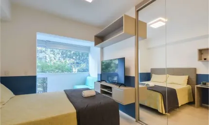 Apartamento com 1 quarto à venda na Rua Girassol, 1280, Vila Madalena, São Paulo, 23 m2 por R$ 380.000