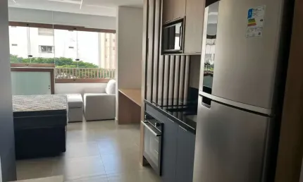 Apartamento com 1 quarto à venda na Rua João de Sousa Dias, 939, Campo Belo, São Paulo, 25 m2 por R$ 590.000