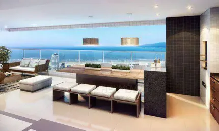 Cobertura com 3 dormitórios à venda, 343 m² por R$ 4.442.000,00 - Gonzaga - Santos/SP