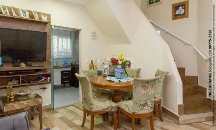 Casa com 3 dormitórios à venda, 88 m² por R$ 900.000,00 - Marapé - Santos/SP