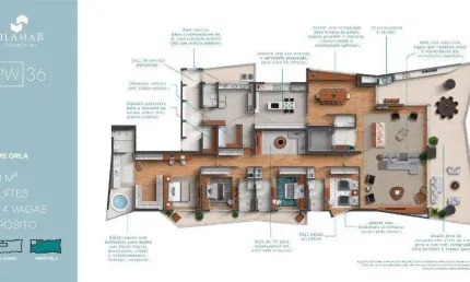 Apartamento com 4 quartos à venda no Gonzaga, Santos 