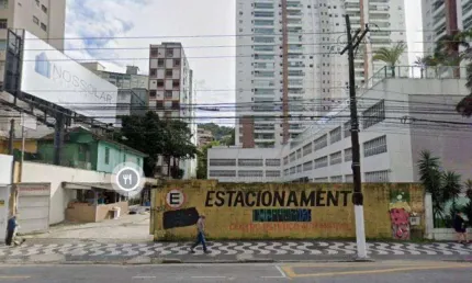 Terreno comercial à venda no José Menino, Santos 