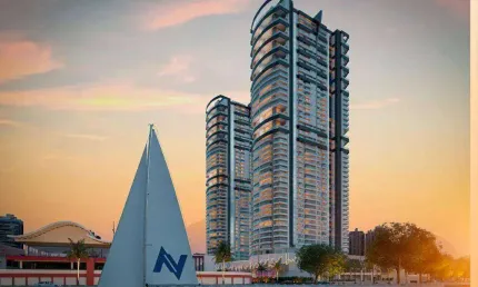 Apartamento com 4 dormitórios à venda, 502 m² por r$ 9.946.300,00 - ponta da praia - santos/sp
