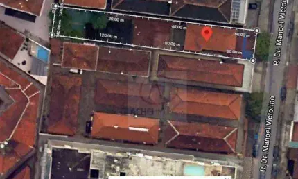 Terreno à venda, 600 m² por R$ 3.500.000,00 - Gonzaga - Santos/SP