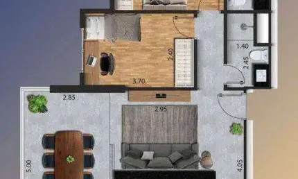 Apartamento com 2 quartos à venda no José Menino, Santos 