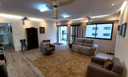 Apartamento com 3 quartos para alugar no Boqueirão, Santos 