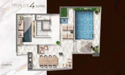 Apartamento com 4 quartos à venda no Embaré, Santos 