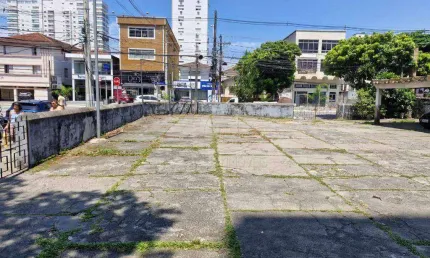 Terreno comercial para alugar na Aparecida, Santos 