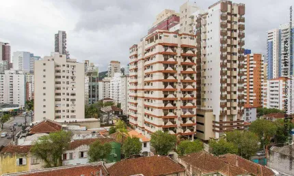 Kitnet  à venda, 35 m² PORTEIRA FECHADA Gonzaga - Santos/SP
