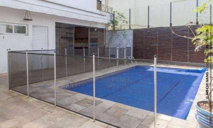 Casa com 5 dormitórios,3 Suites,, 6Wcs 4 Vagas, Piscina, edicula  314 m² - venda por R$ 3.200.000 ou aluguel por R$ 18.000/mês - Boqueirão - Santos/SP