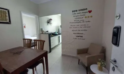 Apartamento com 1 dormitório para alugar - José Menino - Santos/SP