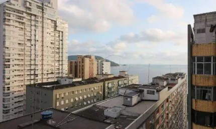 Apartamento com 2 quartos para alugar no Embaré, Santos 