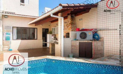 Casa com 3 quartos à venda no Marapé, Santos 
