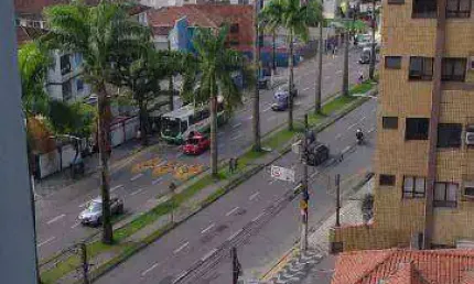 Sala comercial com 4 salas para alugar no Gonzaga, Santos 