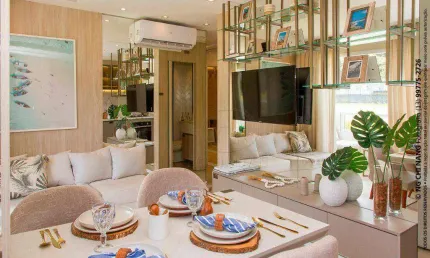 Apartamento com 2 dormitórios à venda, 42 m² por R$ 348.934,32 - Jabaquara - Santos/SP