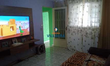 Casa Térrea para Venda em São José dos Campos, Jardim Torrão de Ouro, 2 dormitórios, 1 banheiro, 2 vagas