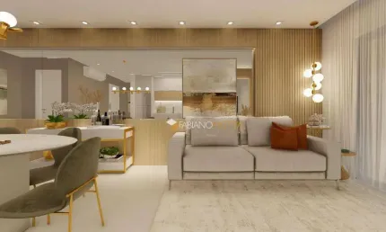 Apartamento com 2 dormitórios à venda, 72 m² por R$ 583.840,00 - Barreiros - São José/SC