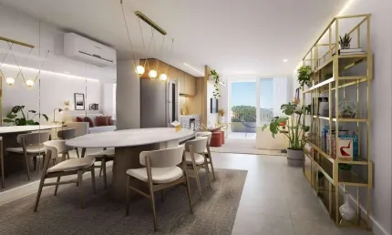 Apartamento com 2 dormitórios à venda, 104 m² por R$ 962.836,84 - João Paulo - Florianópolis/SC