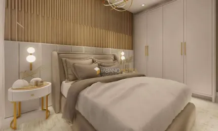 Apartamento com 2 dormitórios à venda, 76 m² por R$ 669.465,00 - Barreiros - São José/SC