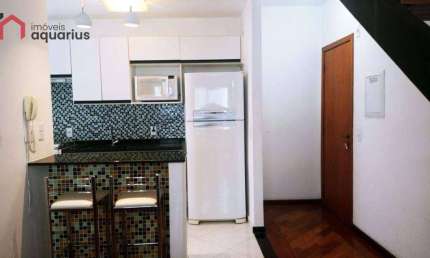 Apartamento no Edificio Mondrian com 1 dormitório para alugar, 78 m² por R$ 5.780/mês - Jardim Aquarius - São José dos Campos/SP