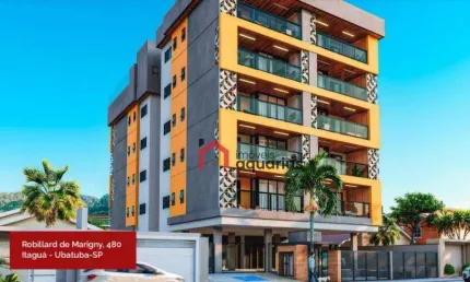 Apartamento com 2 dormitórios à venda, 73 m² por R$ 650.000,00 - Itaguá - Ubatuba/SP
