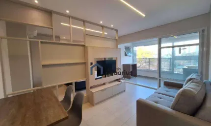 Apartamento com 1 dormitório para alugar, 45 m² - Jardim Aquarius - São José dos Campos/SP