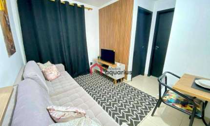 Apartamento no Spazzio Santos Dumont com 2 dormitórios à venda, 56 m² por R$ 240.000 - Parque Residencial Flamboyant - São José dos Campos/SP