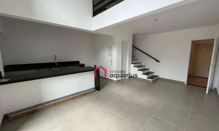 Apartamento Duplex no Edificio Tarsila  com 1 dormitório à venda, 78 m² por R$ 1.000.000 - Jardim Aquarius - São José dos Campos/SP