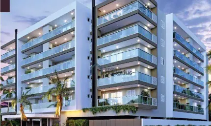 Apartamento com 2 dormitórios à venda, 76 m² por r$ 610.400,00 - itaguá - ubatuba/sp