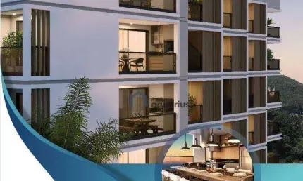 Apartamento no Edificio Mar Toninhas  com 1 dormitório à venda, 35 m² por R$ 306.400 - Toninhas - Ubatuba/SP