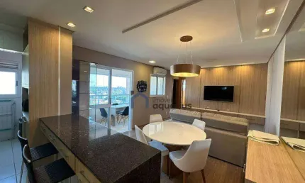 Apartamento com 2 dormitórios para alugar, 70 m² por R$ 3.500/mês - Parque Industrial - São José dos Campos/SP