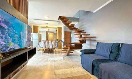 Apartamento Cobertura com 3 dormitórios à venda, 150 m² por R$ 2.025.000 - Praia das Toninhas - Ubatuba/SP
