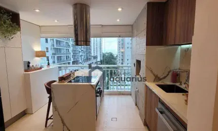 Apartamento no Edificio Portal da Vila com 1 dormitório à venda, 63 m² por R$ 849.000 - Jardim Aquarius - São José dos Campos/SP
