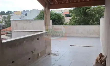 Linda cobertura | nova | 2 dormi sendo 1 suíte | 2 vagas - próx ao clube aramaçã - a venda - r$ 420.000,00 - vila pires - santo andré/sp.
