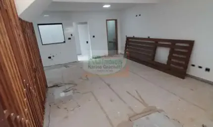 Lindo sobrado novo | 3 dorm | suíte | sacada | terraço | coz conceito aberto | 2 vagas - 90 mts - a venda - r$ 660.000,00 - jd. das maravilhas - santo andré/sp.