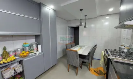 Aconchegante sobrado a venda por r$390.000,00 | 2 dormitórios sendo 1 suíte | churrasqueira | 1 vaga coberta | jardim santo andré - santo andré / sp