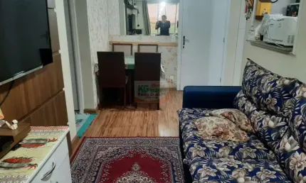 Lindo apartamento a venda por r$266.000,00  |  2 dormitórios sendo 1 suíte   |   50m²  |   1 vaga coberta    | parque são vicente - máua