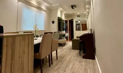 Lindo apartamento a venda por r$371.000,00  | 2 dormitórios sendo 1 suíte | 56m² | 1 vaga de garagem | jardim santo antônio - santo andré / sp
