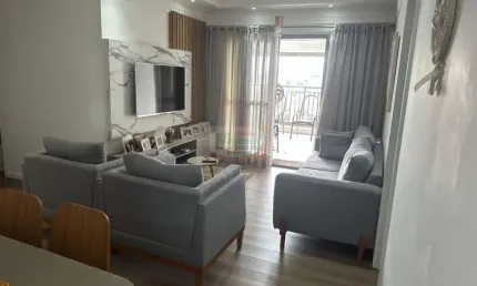 Lindo apartamento a venda por r$1.378.000,00  |  3 dormitórios sendo 3 suítes |  108m²  | 2 vagas de garagem | vila gilda  - santo andré / sp