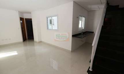 COBERTURA COM 2 DORMITÓRIOS SENDO 1 SUITE, 49 M²  A VENDA POR R$ 456.000,00 - VILA PIRES - SANTO ANDRÉ/SP