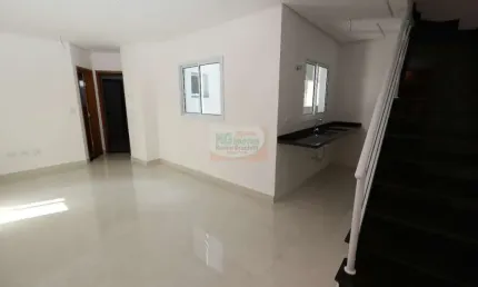Cobertura com 2 dormitórios sendo 1 suite , 49 m²  a venda por r$ 423.000,00 - vila pires - santo andré/sp