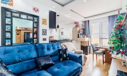 LINDO APARTAMENTO MOBILIADO E DECORADO | ANDAR ALTO |2 DORM | SACADA | 1  VAGA - ELEVADOR - LAZER E PORTARIA 24 HORAS - 49 MTS - LOCAÇÃO - VILA JOÃO RAMALHO - SANTO ANDRÉ/SP.