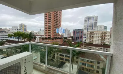 Apartamento para Venda em Santos, Boqueirão, 1 dormitório, 1 suíte, 2 banheiros, 1 vaga