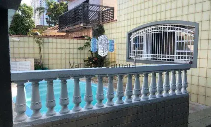 Casa para Venda em Santos, Aparecida, 3 dormitórios, 1 suíte, 1 banheiro, 2 vagas