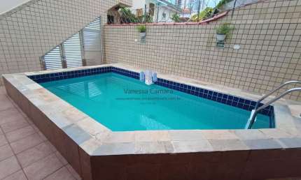 Casa para Venda em Santos, Campo Grande, 3 dormitórios, 3 suítes, 5 banheiros, 3 vagas